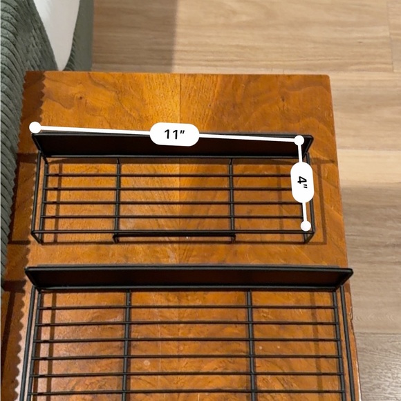 Amazon Black Magnetic Storage Rack - Picture 5 of 5